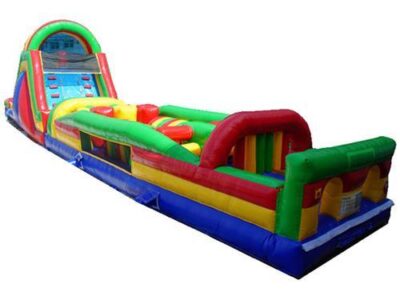 Obstacle Course with Water Slide