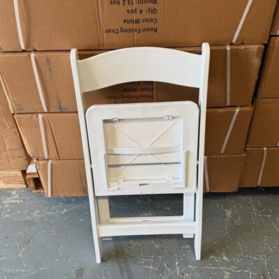 Folding Chairs (White Resin or Plastic)
