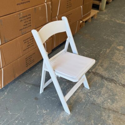 Folding Chairs (White Resin or Plastic) - Image 2